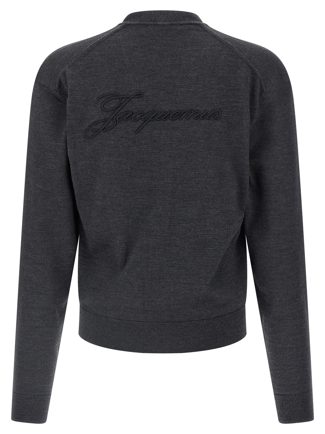 Кардиган «Le Cardigan Brodé» JACQUEMUS, серый — фото 2