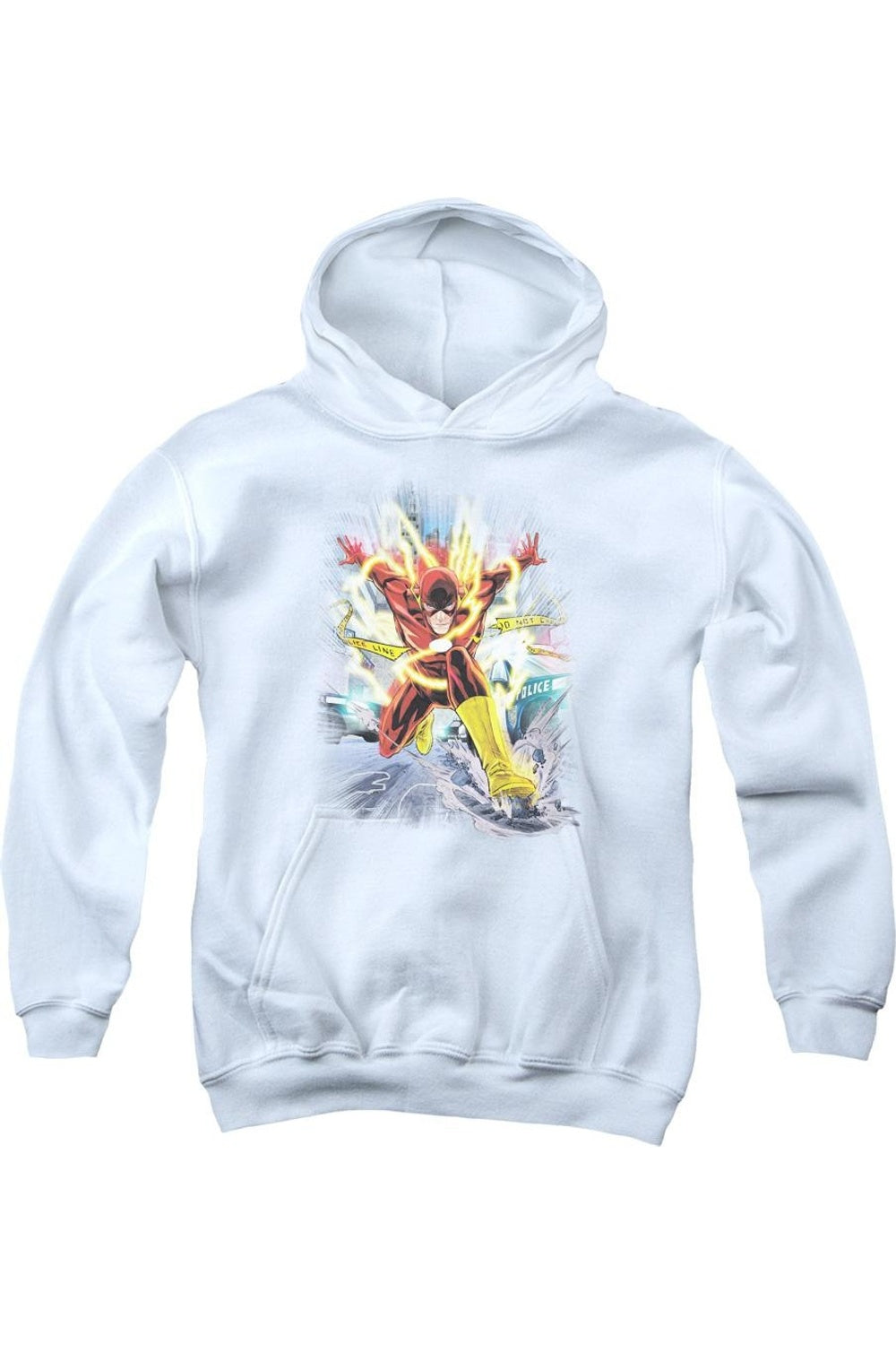 

Толстовка с капюшоном Flash из Justice League of America Brightest Day для молодежи Gildan, белый