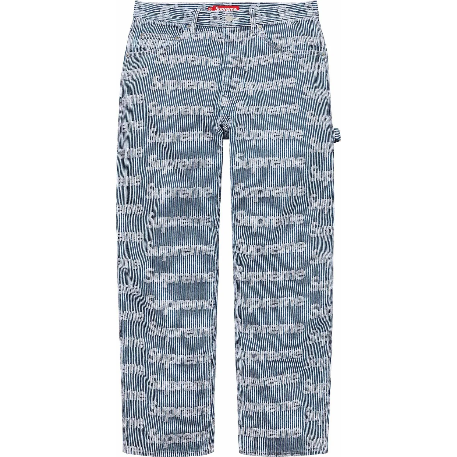 Джинсовые рабочие брюки Supreme, Stripes/Stripe