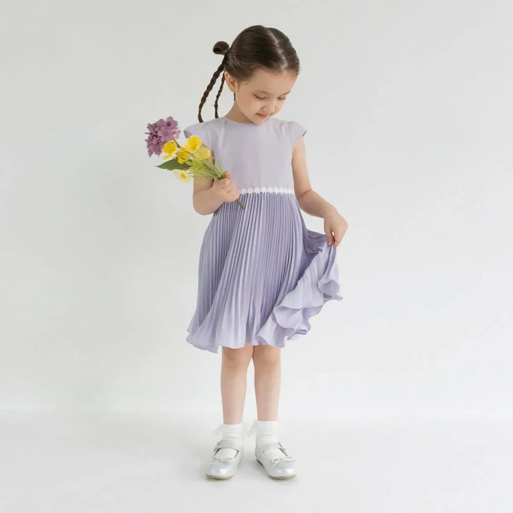 Платье с плиссированным подолом Branshes, Lavender