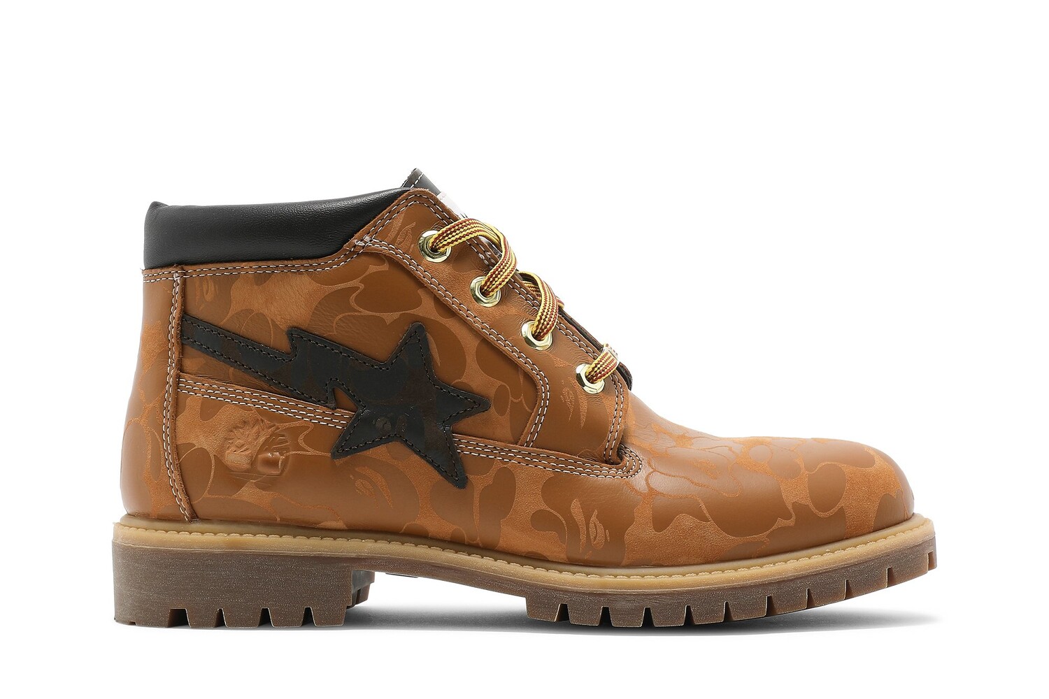 Ботинки классические Bape x Timberland Chukka, коричневый