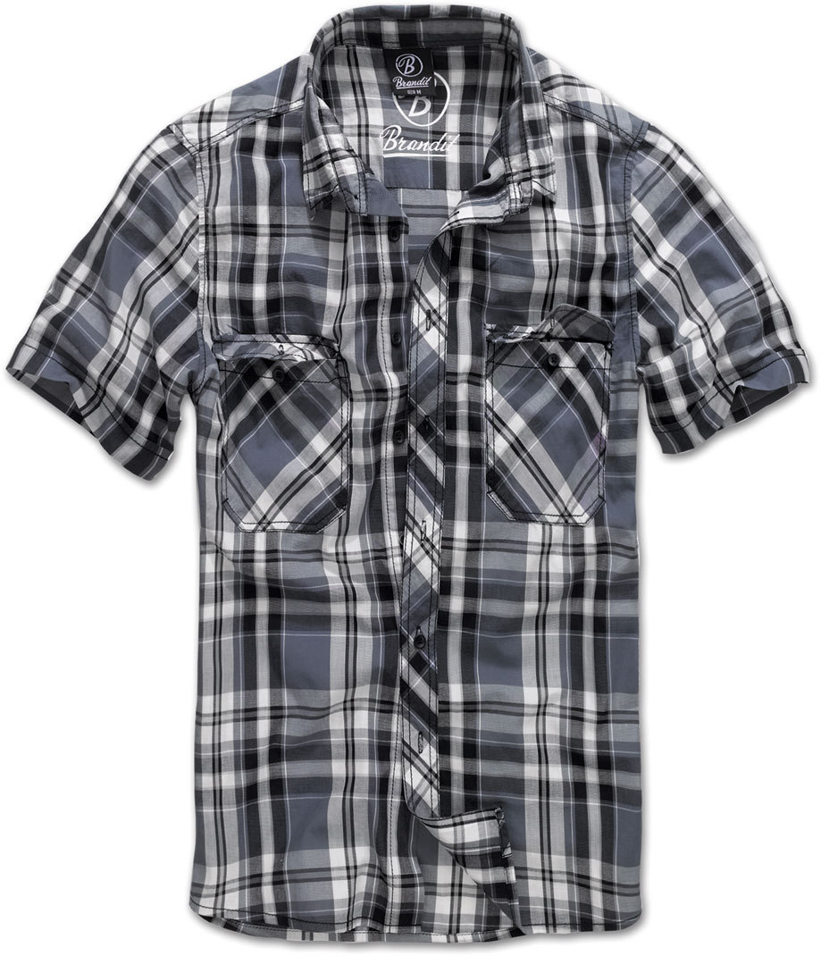 

Рубашка Brandit Roadstar Shirt, цвет Black/Anthracite