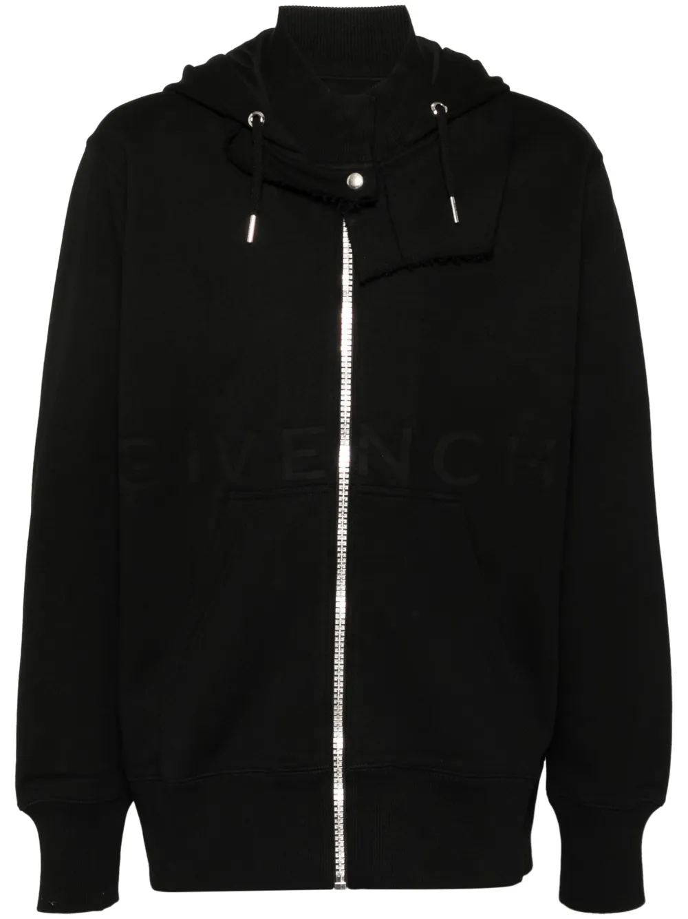 

Куртка с капюшоном и молниями Givenchy, черный