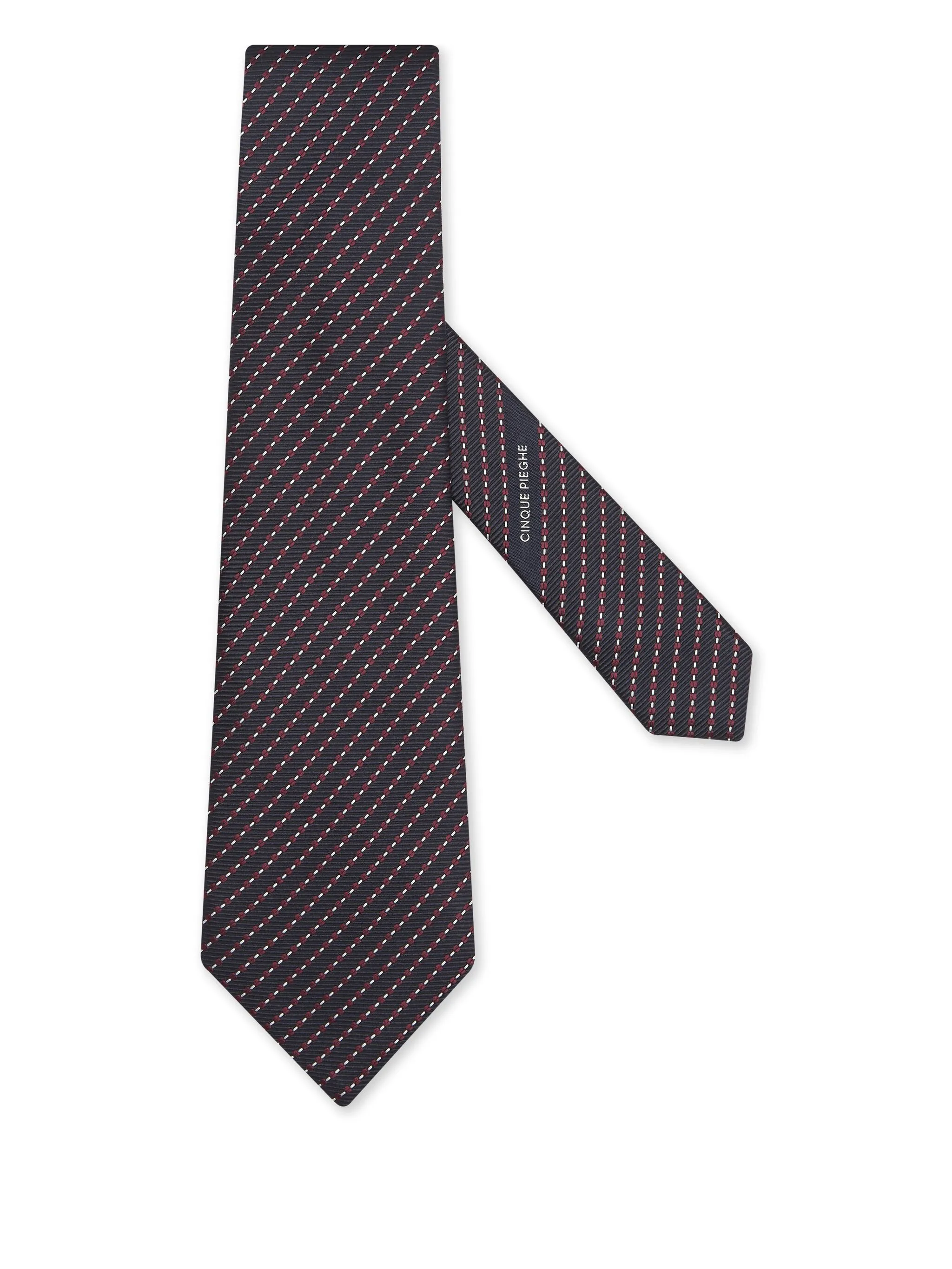 

Шелковый галстук Cinque Pieghe Zegna, синий