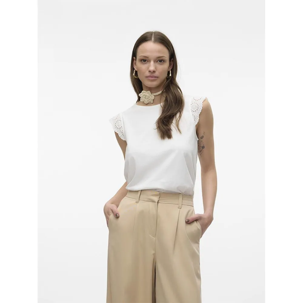 

Футболка Vero Moda Emily, бежевый