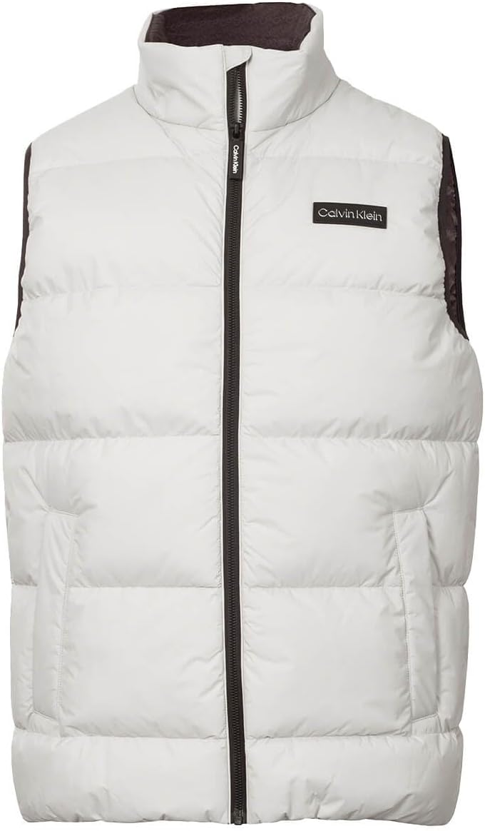 

Мужской жилет для гольфа Calvin Klein Rivington Padded Windproof Waterproof, Silver