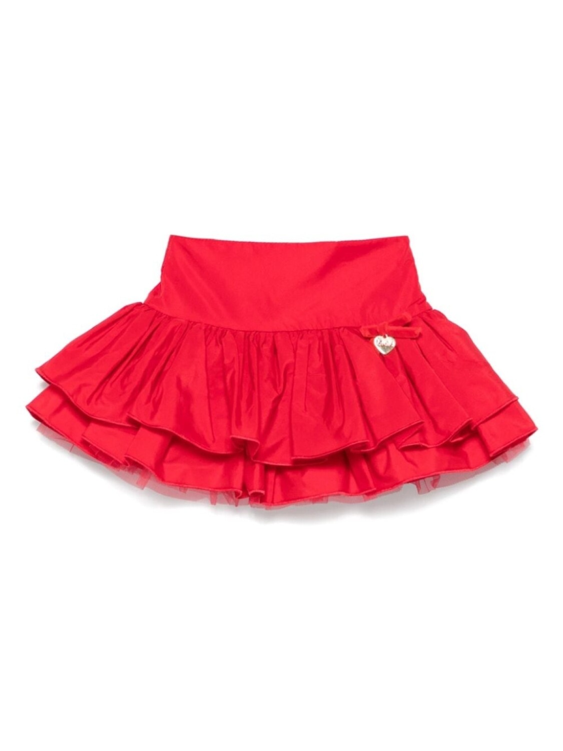 

Le Bebé Enfant юбка с оборками, красный