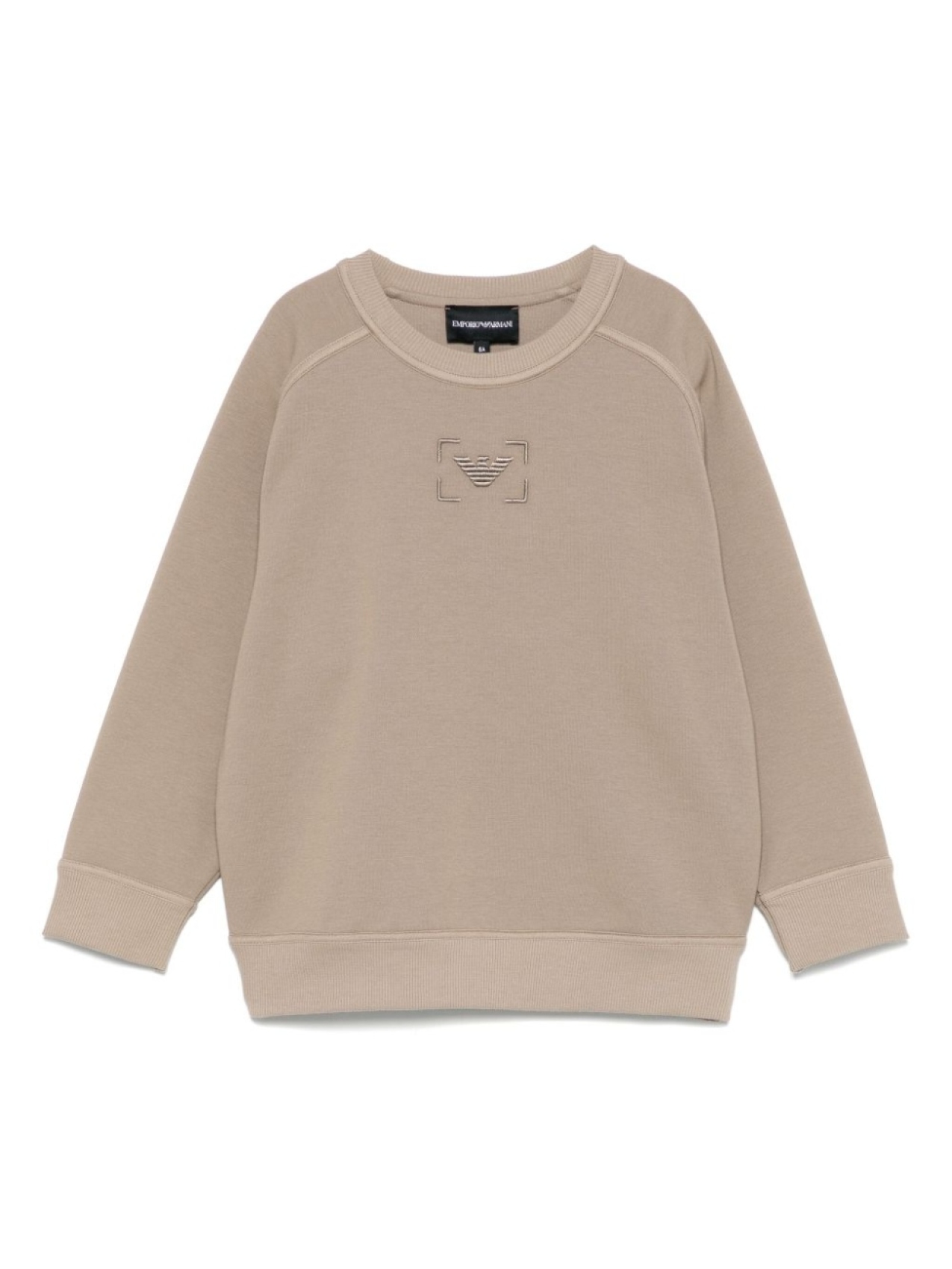 

Emporio Armani Kids толстовка с вышитым логотипом, зеленый
