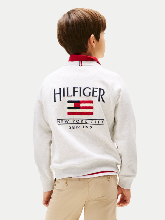 Свободный крой толстовки KB0KB09571 D Tommy Hilfiger, серый — фото 3