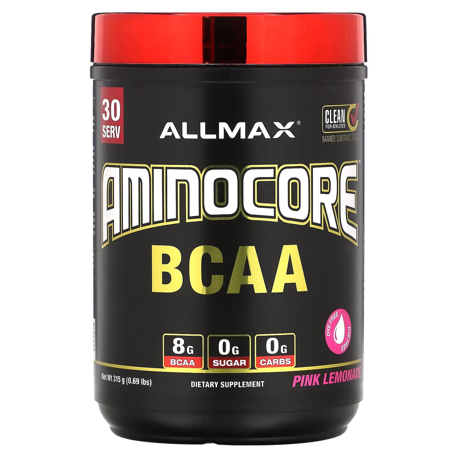 

Добавка ALLMAX AMINOCORE BCAA, розовый лимонад