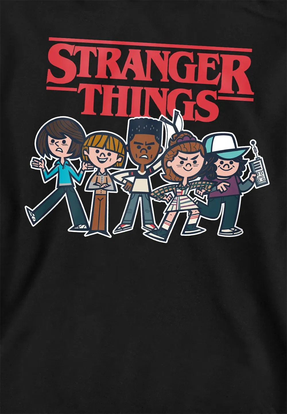 Худи для детей Stranger Things, черный — фото 2