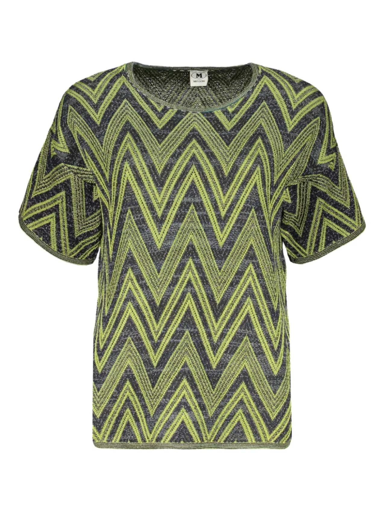 

Футболка с зигзагообразным узором Missoni, зеленый