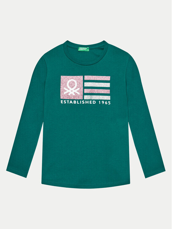 

Блузка стандартного кроя United Colors Of Benetton, зеленый