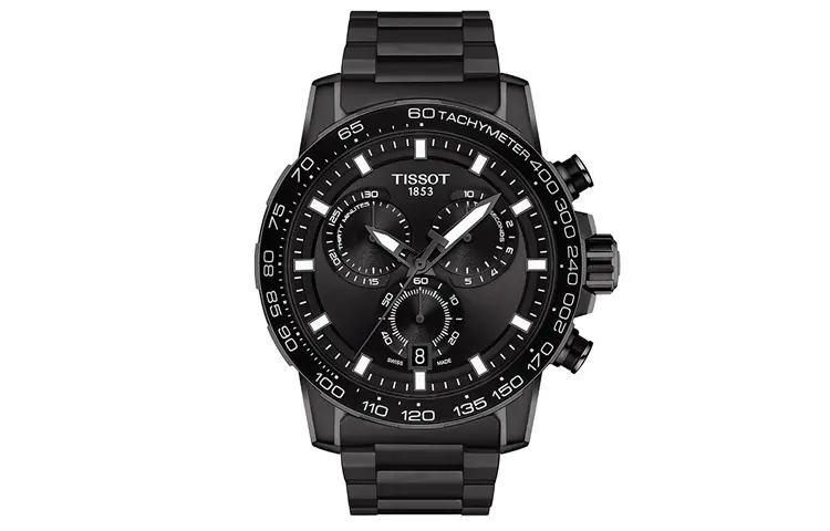 

T SPORT Collection Black Knight Кварцевый механизм Мужские часы 45.5 мм Черный циферблат TISSOT