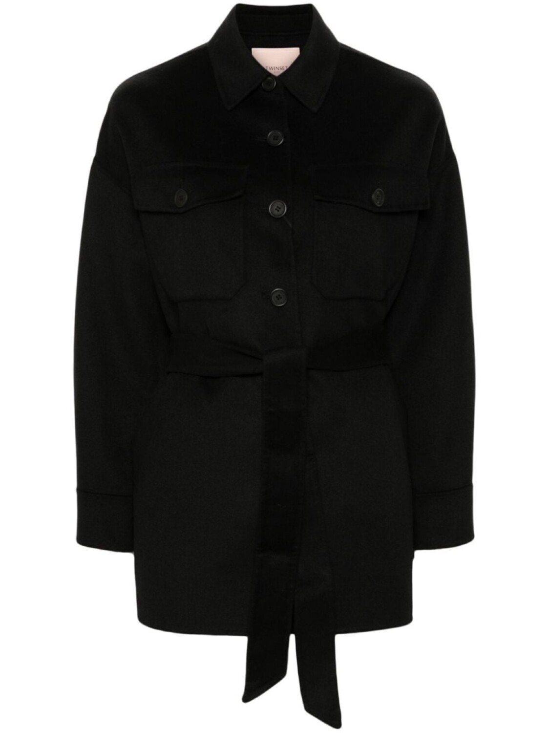 

TWINSET куртка с поясом, черный