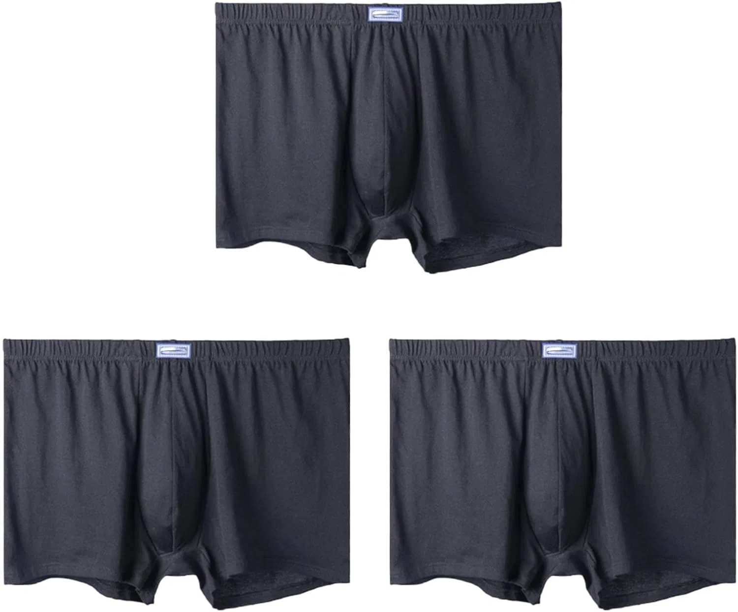 Боксеры свободные, Oversized, 3 шт, Black