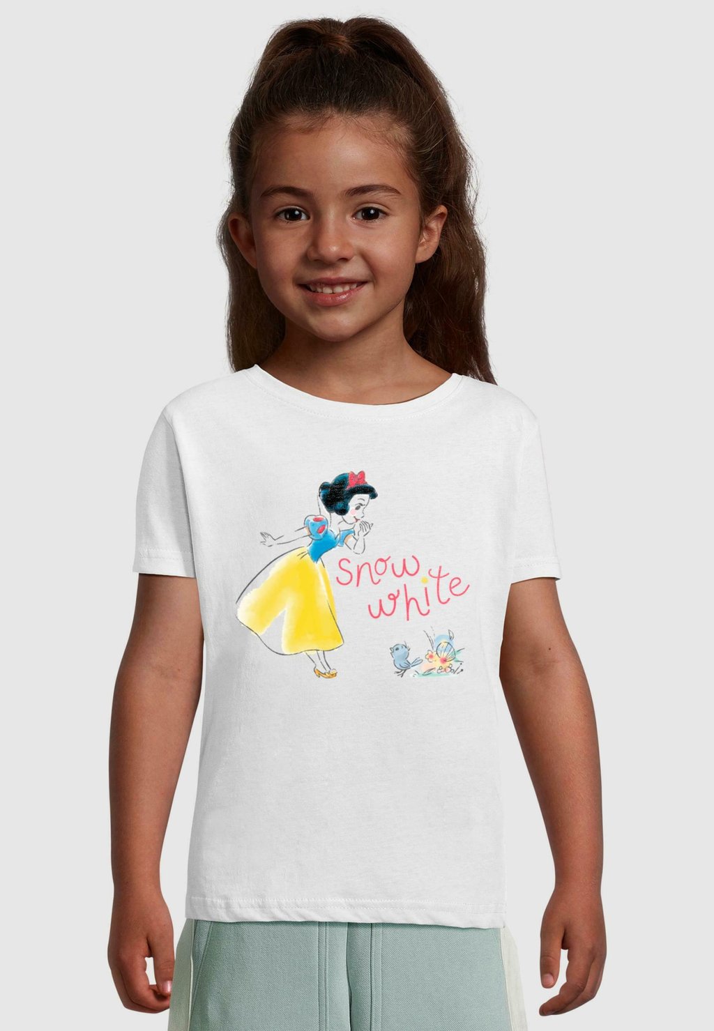 

Футболка с принтом SNOW WHITE -BIRD SHORT SLEEVE TEE ABSOLUTE CULT, белый