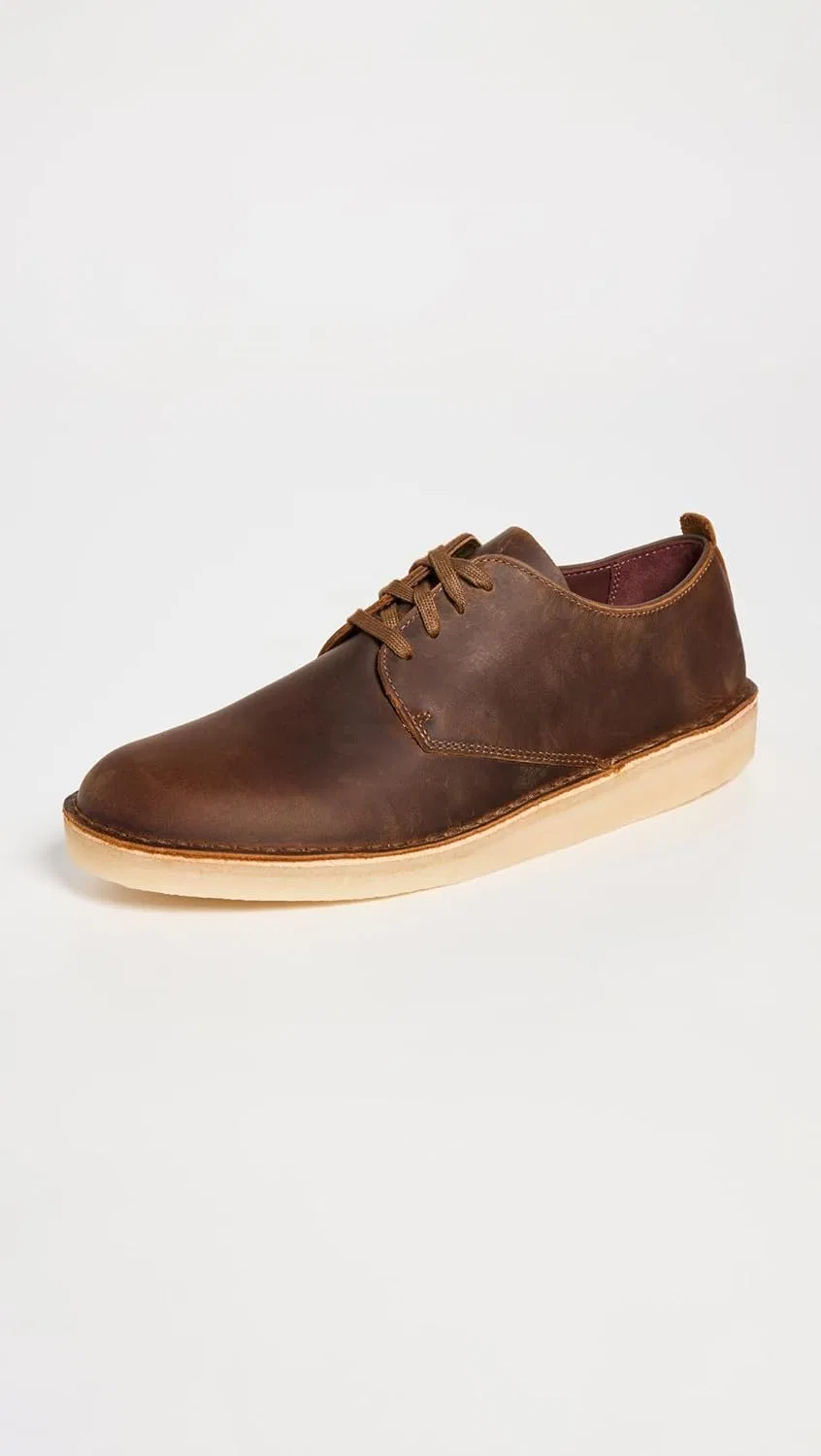 Мужские замшевые туфли Clarks Coal London Maple, 2-Beeswax — фото 2