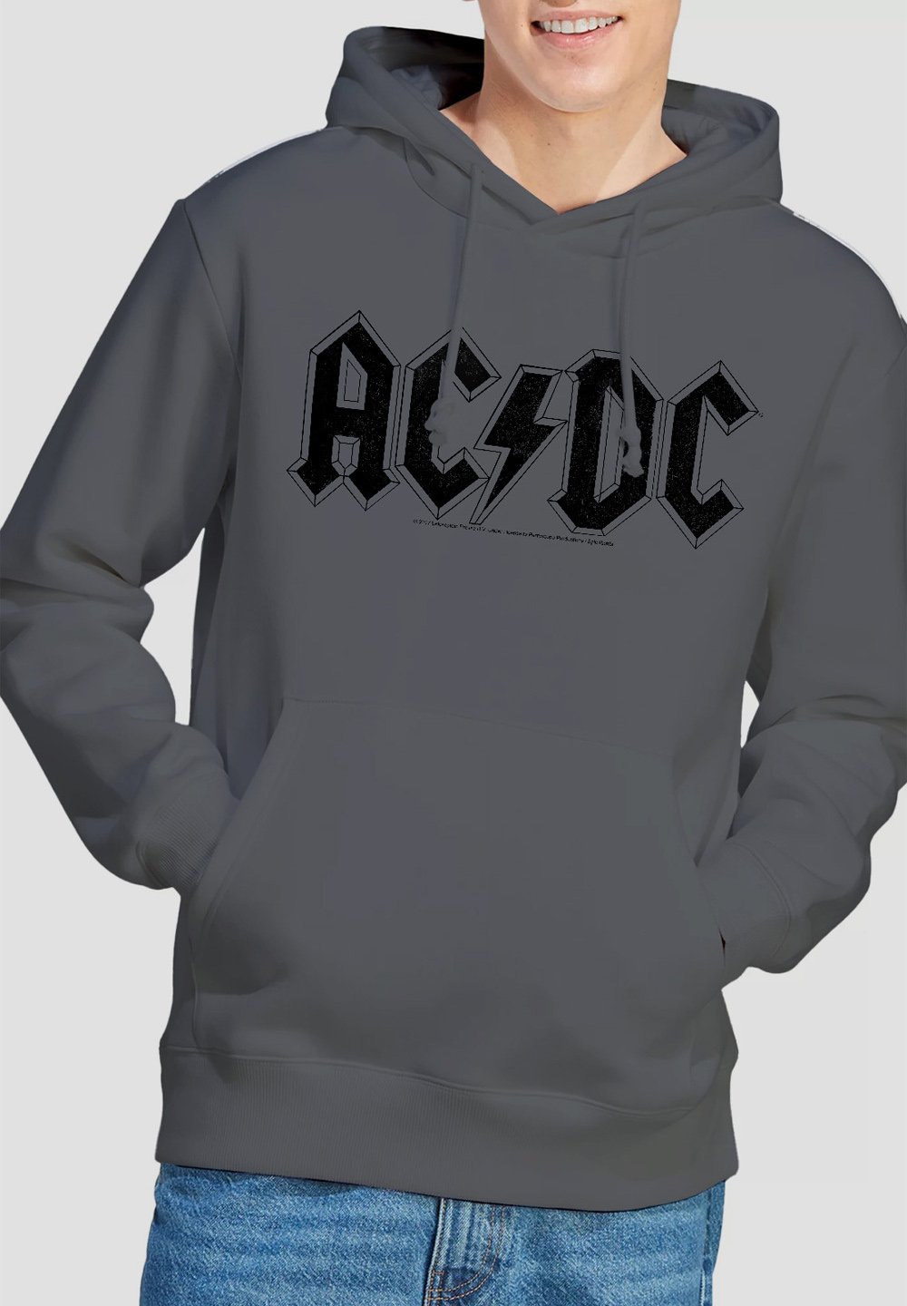 

Толстовка AC DC WORN LOGO Cotton Soul, антрацит