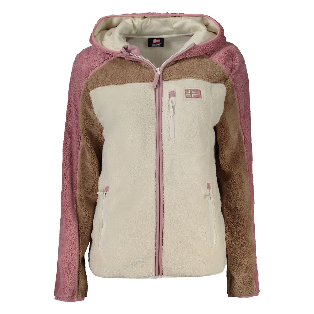 

Белая женская куртка из полиэстера Geographical Norway