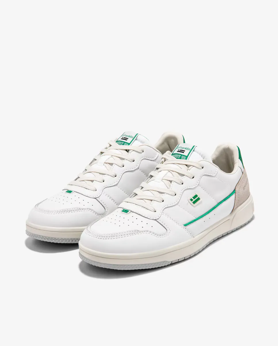 Низкие кроссовки унисекс с логотипом Court v2 сбоку от флага D.Franklin, зеленый — фото 2