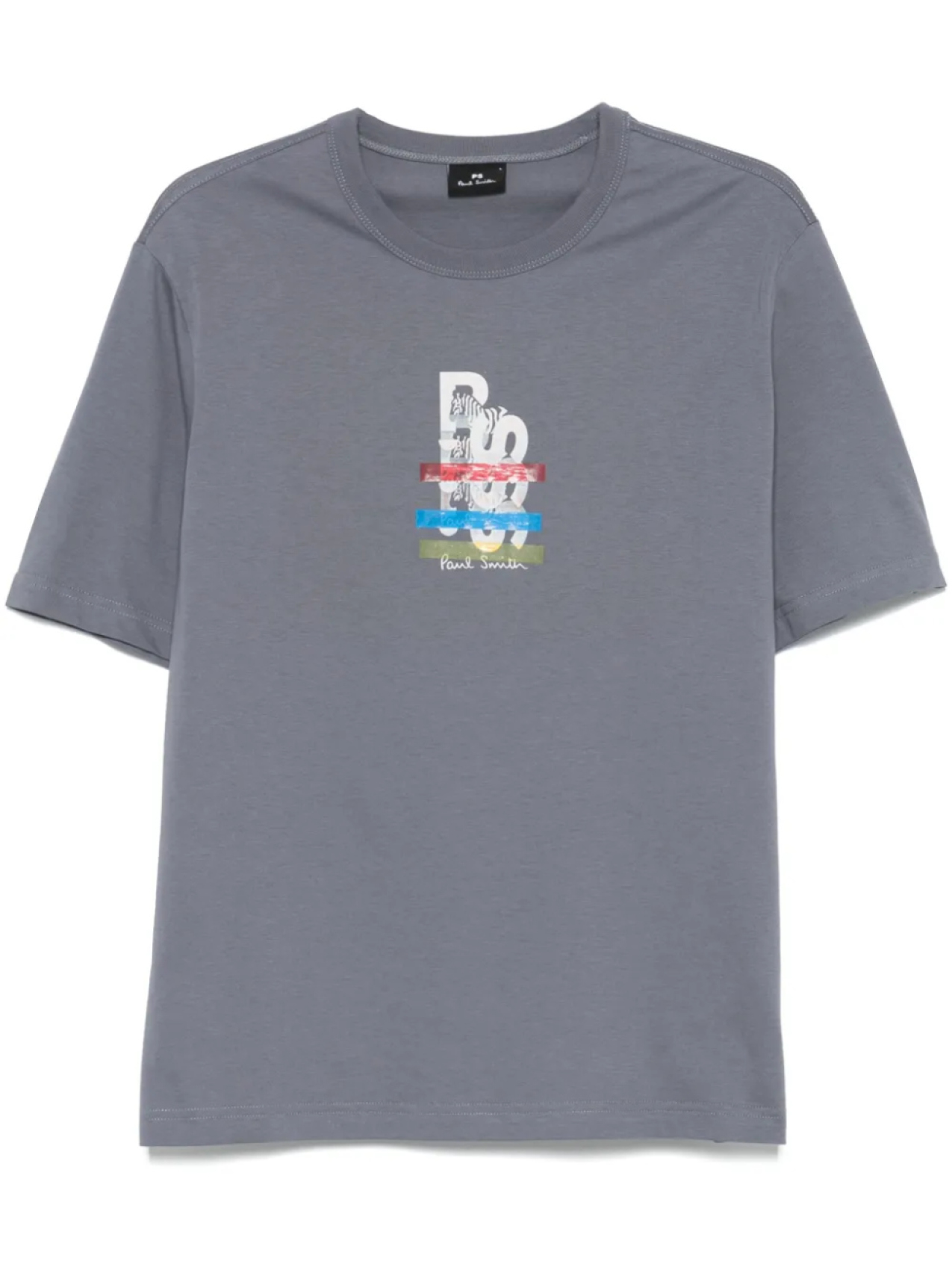 

Футболка с логотипом PS Paul Smith, серый