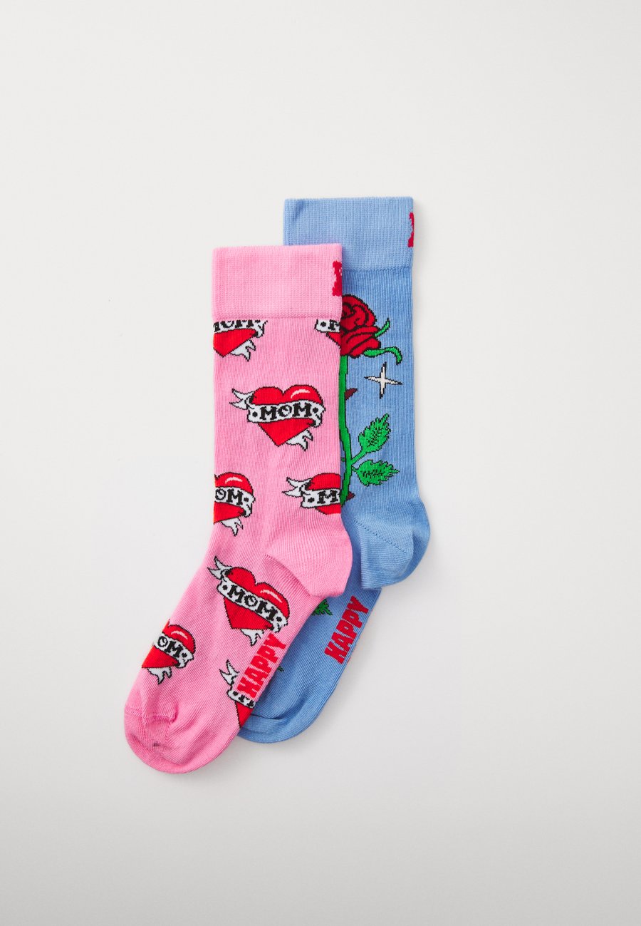 

Носки Happy Socks MOTHERS DAY UNISEX 2 PACK, Pink/Multi-Coloured