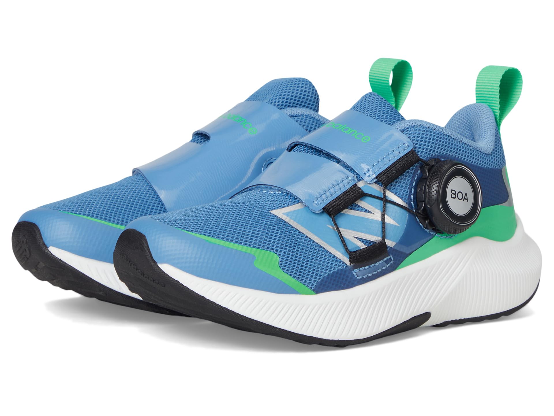 Туфли New Balance Kids DynaSoft Reveal v4 BOA, цвет Blue Laguna/Green Apple/Black