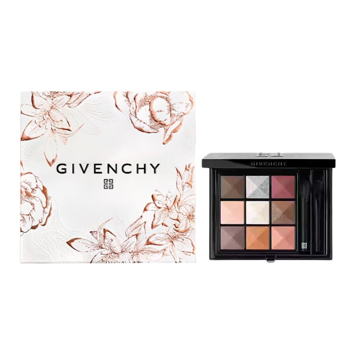 

Тени для век 520 Box Nine Colors, легко растушевываются, натуральные, 8 г Givenchy