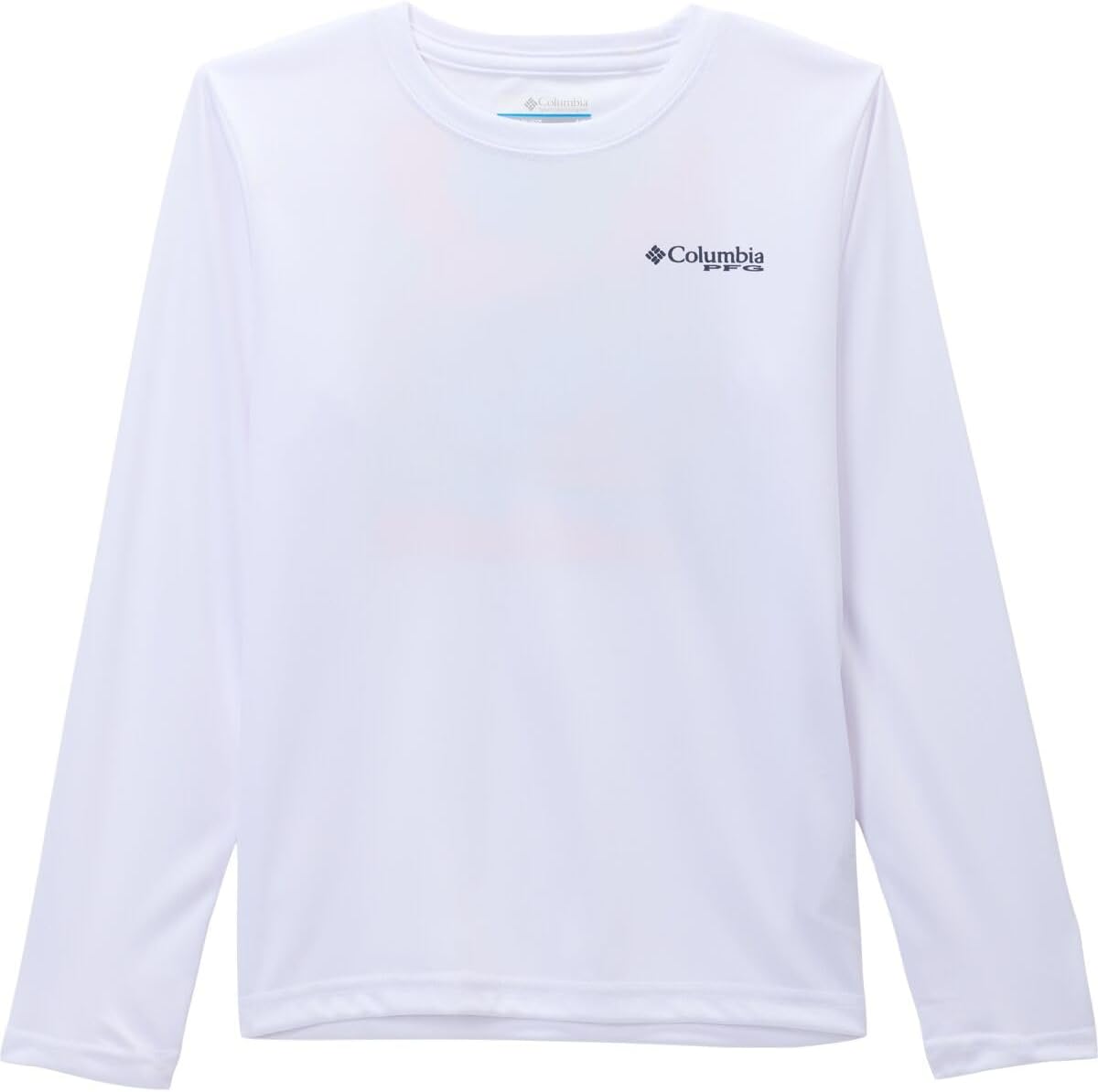 Columbia Boys Terminal Tackle PFG Fish Shine Long Sleeve, White/Tarpon Rise — фото 2