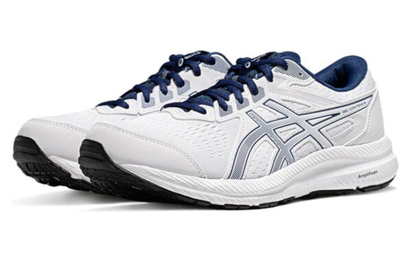 Кроссовки гель contend 8 Asics, белый — фото 3