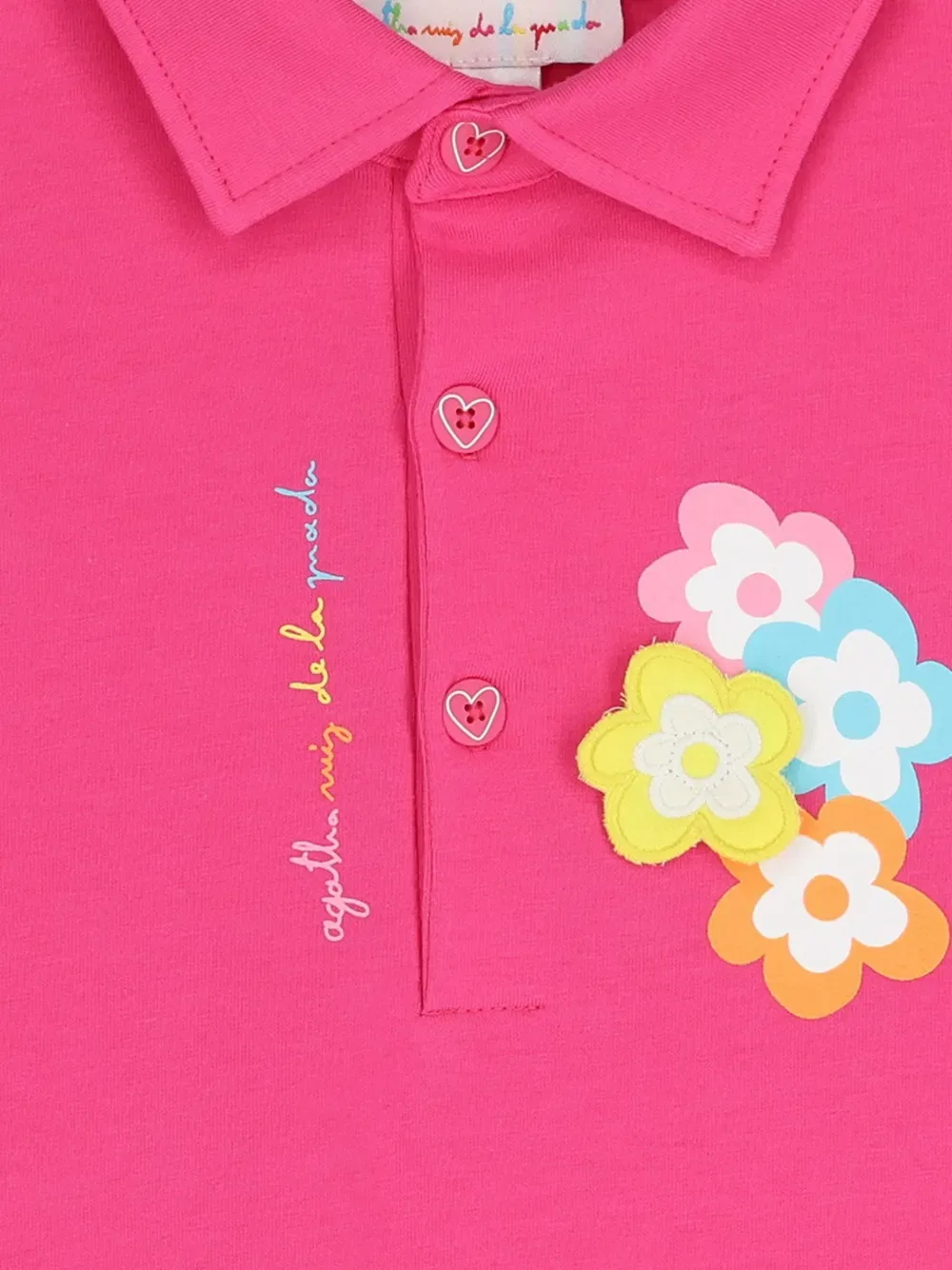 Платье с оборками и цветочным принтом Agatha Ruiz De La Prada, розовый — фото 3