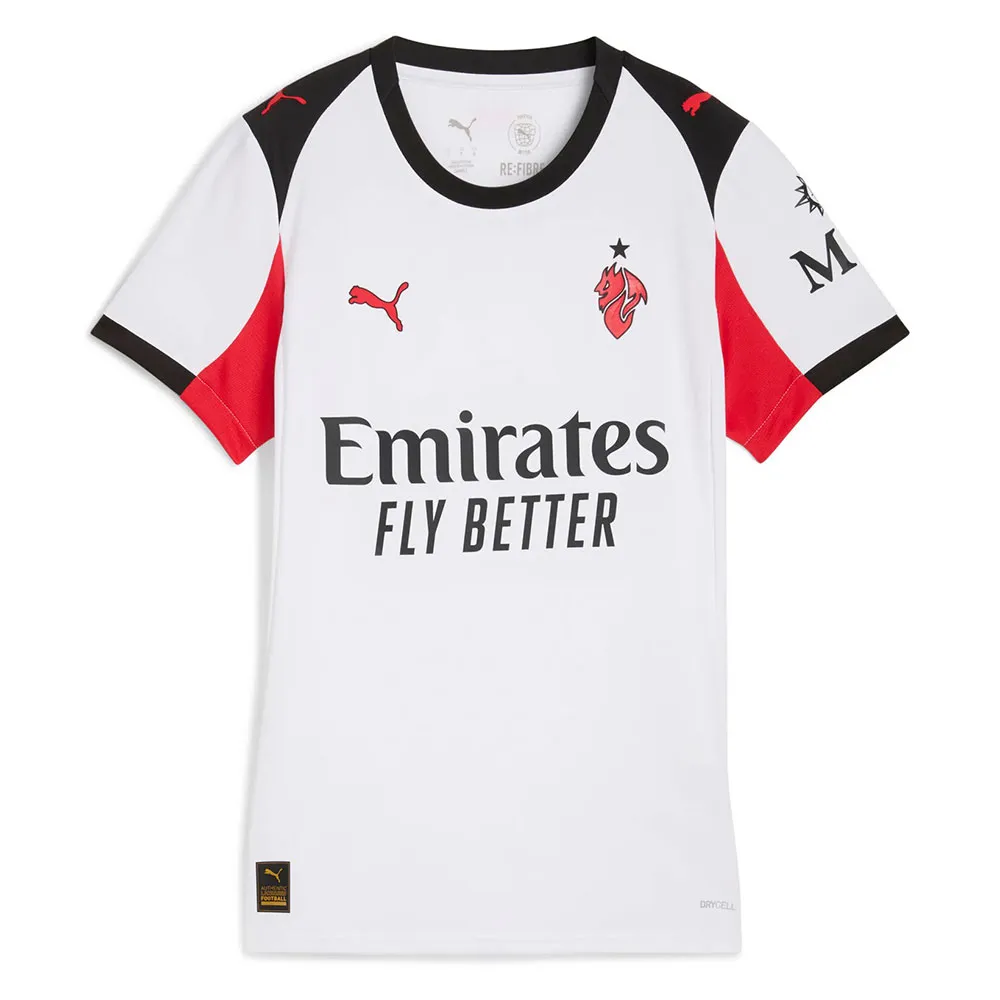 

Футболка с коротким рукавом Puma AC Milan 25/26 Replica Away Woman, белый