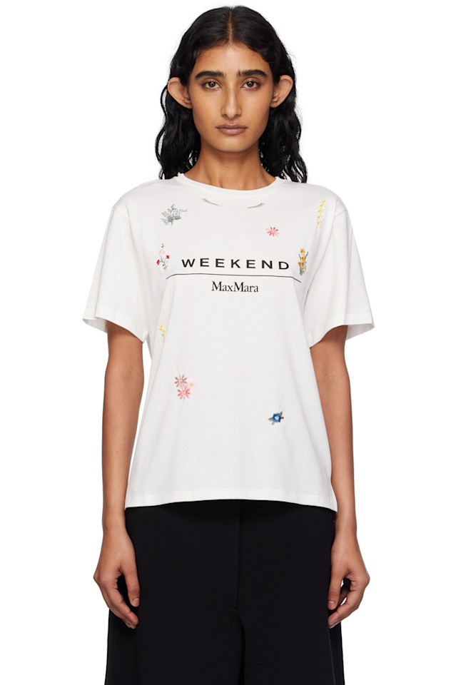 

Футболка Olga Weekend Max Mara, белый