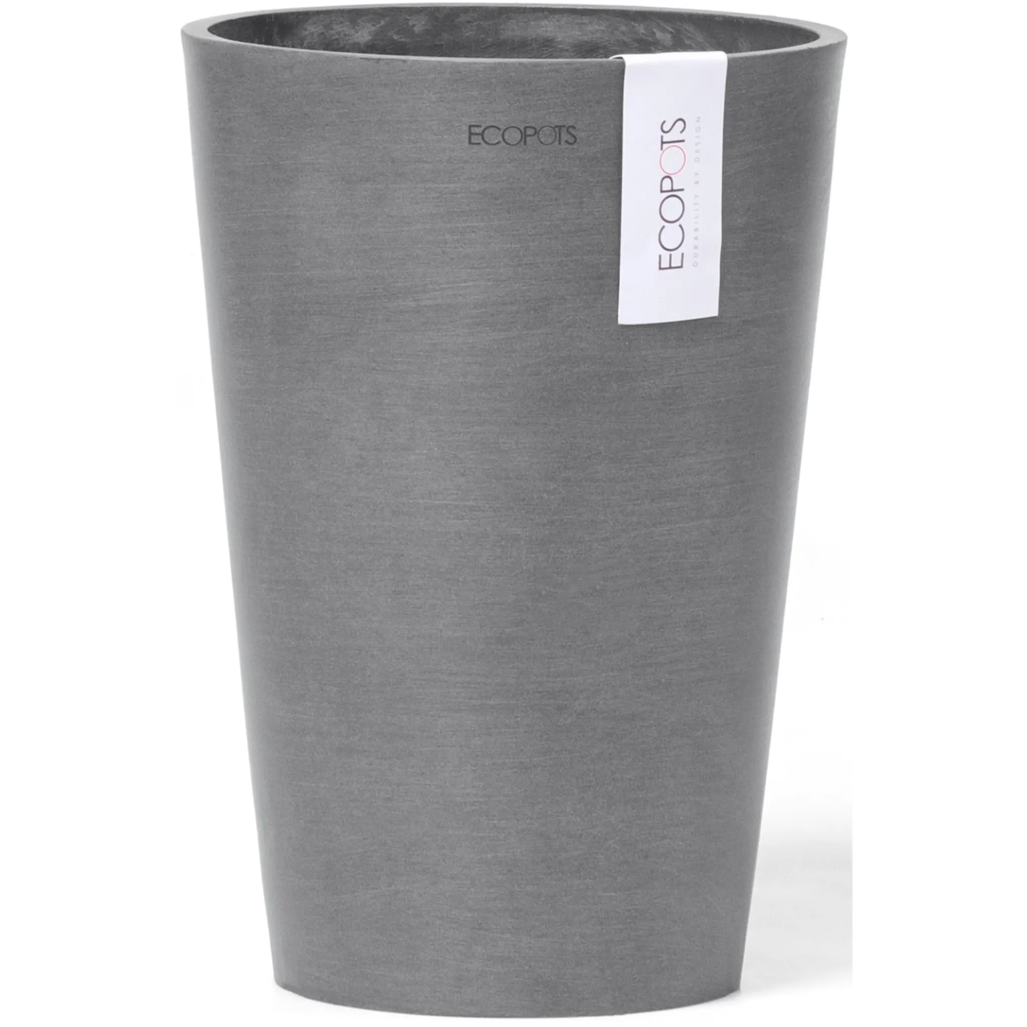 

Цветочный горшок ECOPOTS «Pisa 14 Grey», для внутреннего использования, серый