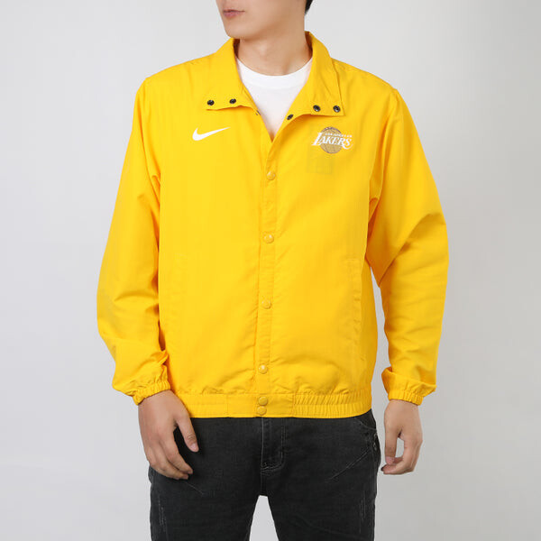 Куртка Nike City Edition DNA Los Angeles Lakers Sports Jacket Yellow, желтый — фото 3