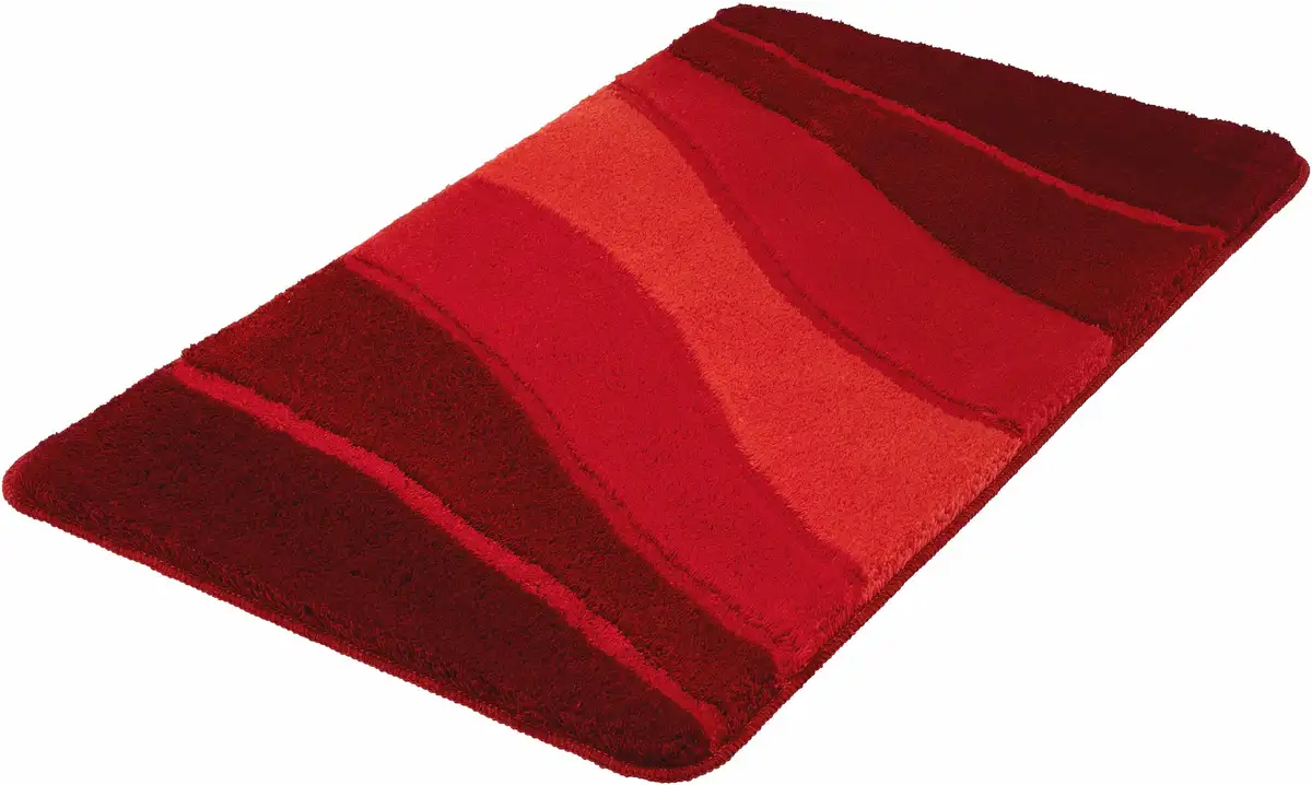 

Коврик для ванной MEUSCH "Океан" Прямоугольный коврик для туалета с вырезом (55х50 см), цвет granat