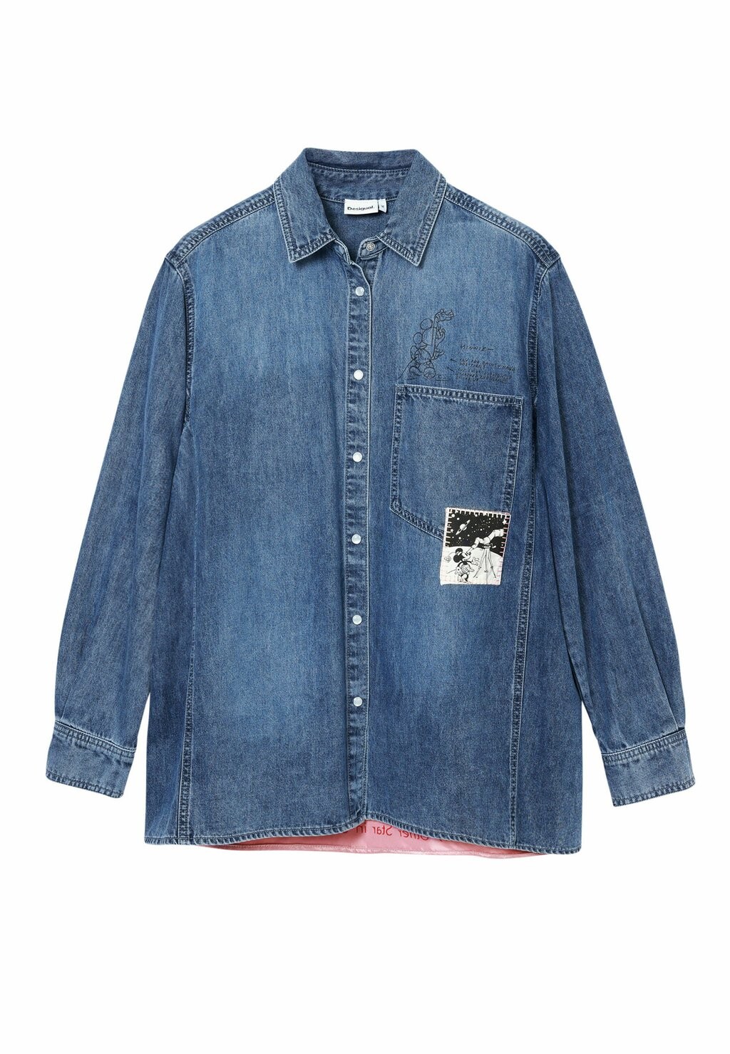

Блузка на пуговицах MICKEY MOUSE Desigual, синий