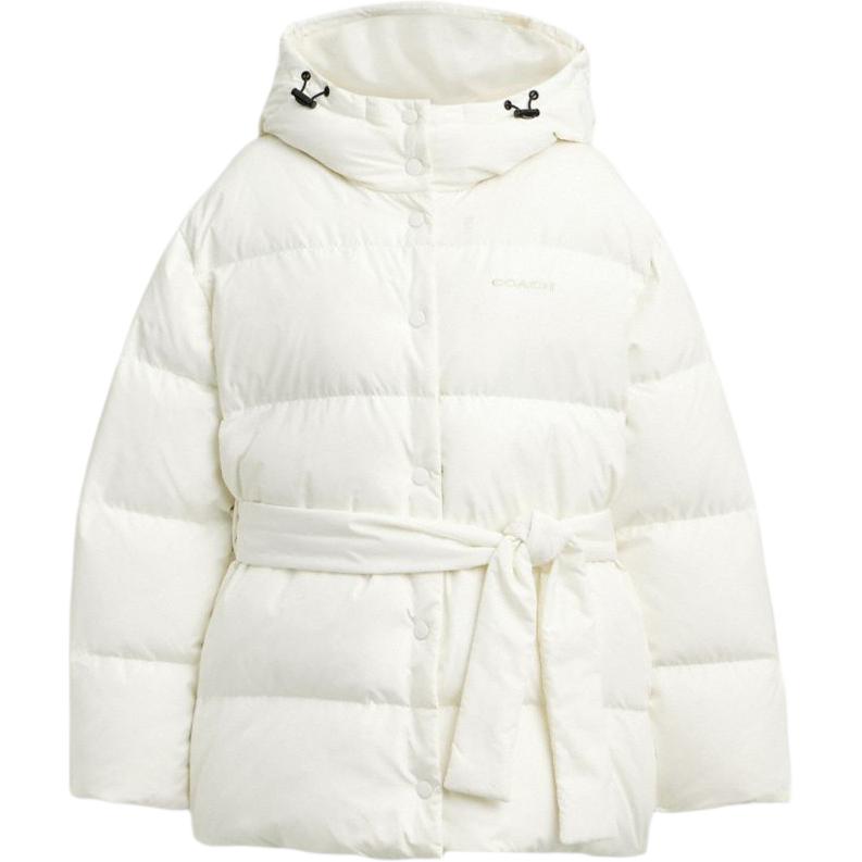 

COACH Женский пуховик кремовый, Cream
