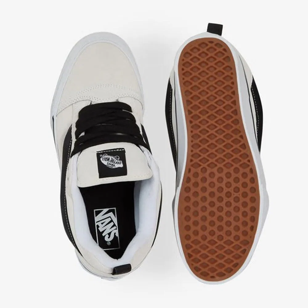 Кроссовки Vans Knu Skool Suede, Black White — фото 4