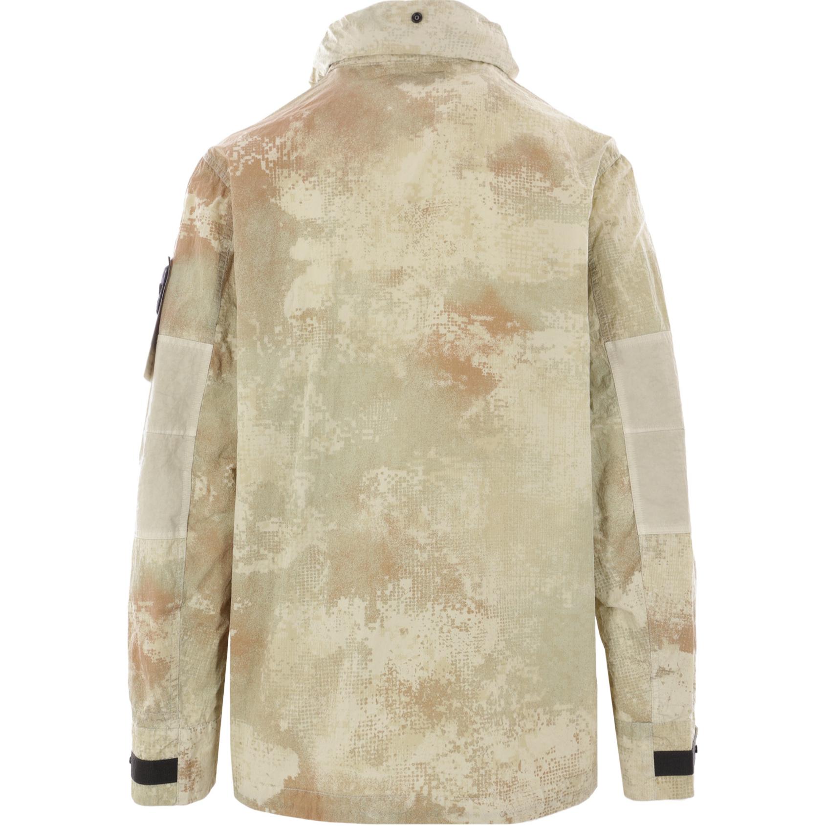 Капюшон с нашивкой Compass STONE ISLAND, шалфейно-зеленый — фото 3