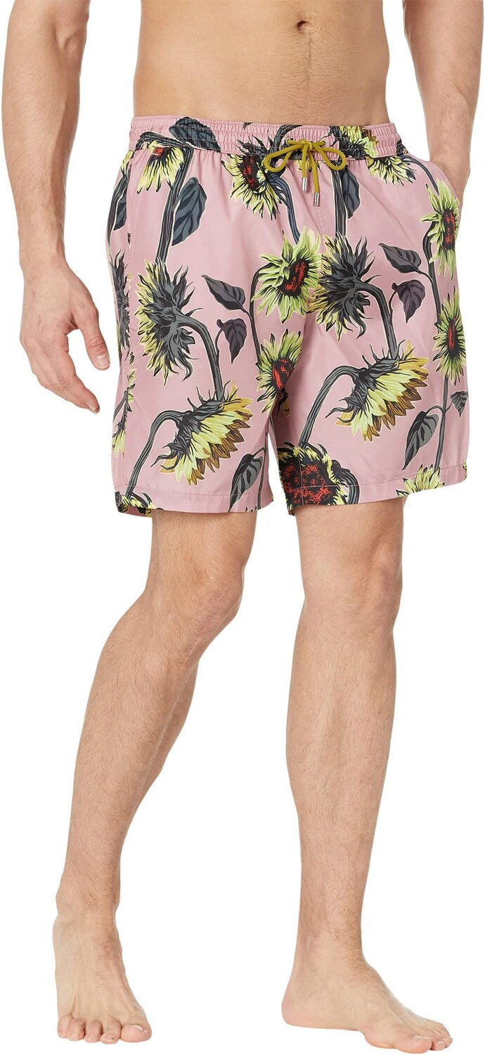 

Пляжные шорты Paul Smith Shorts Long Sunflower, розовый