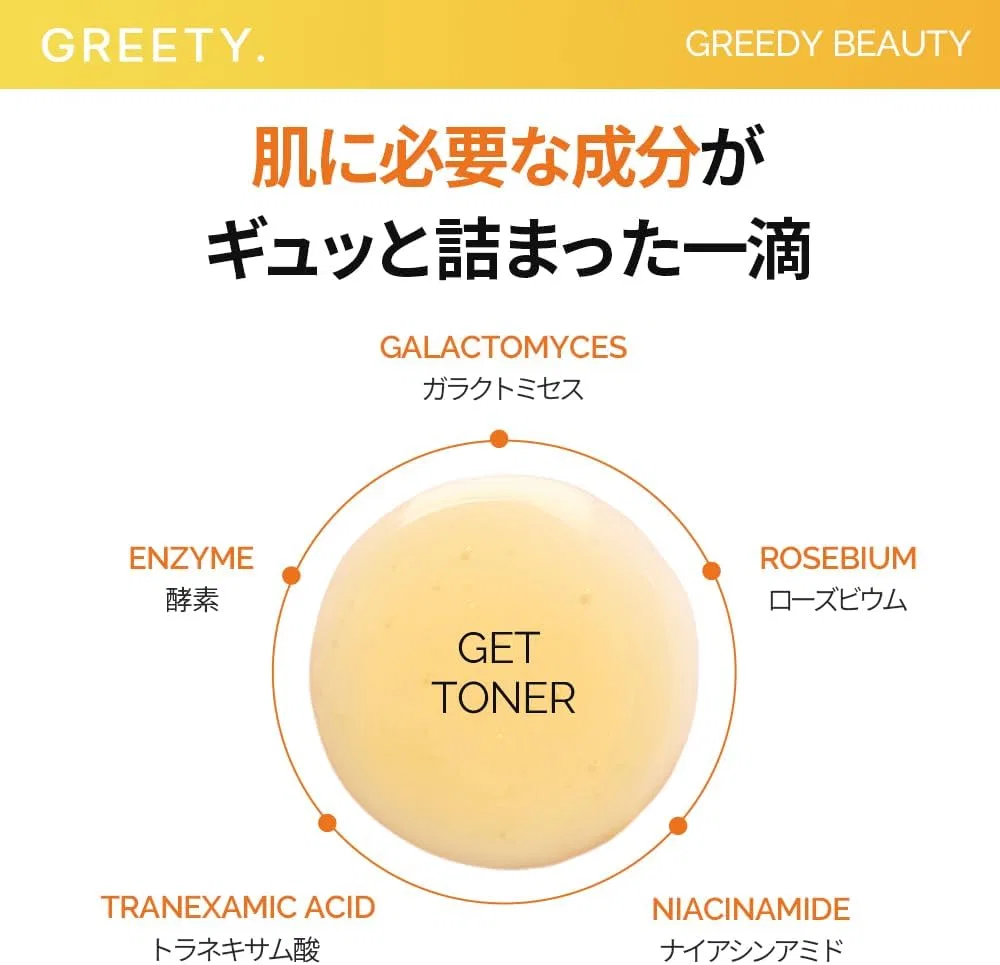 Тоник Greety — Tranexamic Acid % Galactoomyces Niacinamide %, 150 мл — фото 4