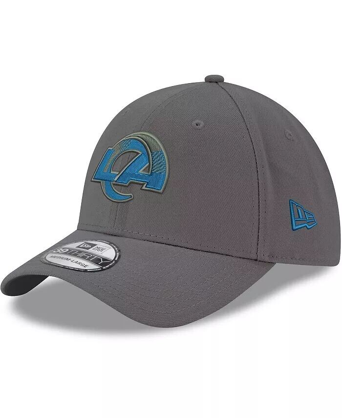 

Мужская графитовая кепка Los Angeles Rams Team Storm 39THIRTY Flex Hat New Era