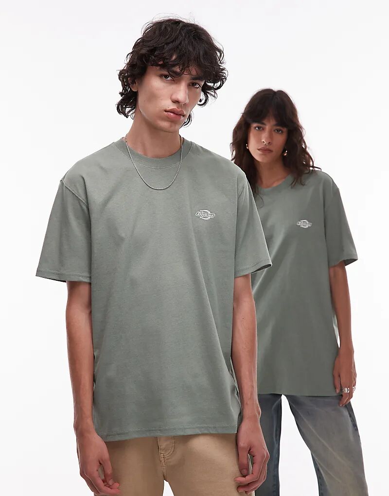 

Футболка Dickies Summerdale Heavyweight с логотипом на левой груди светло-зеленого цвета