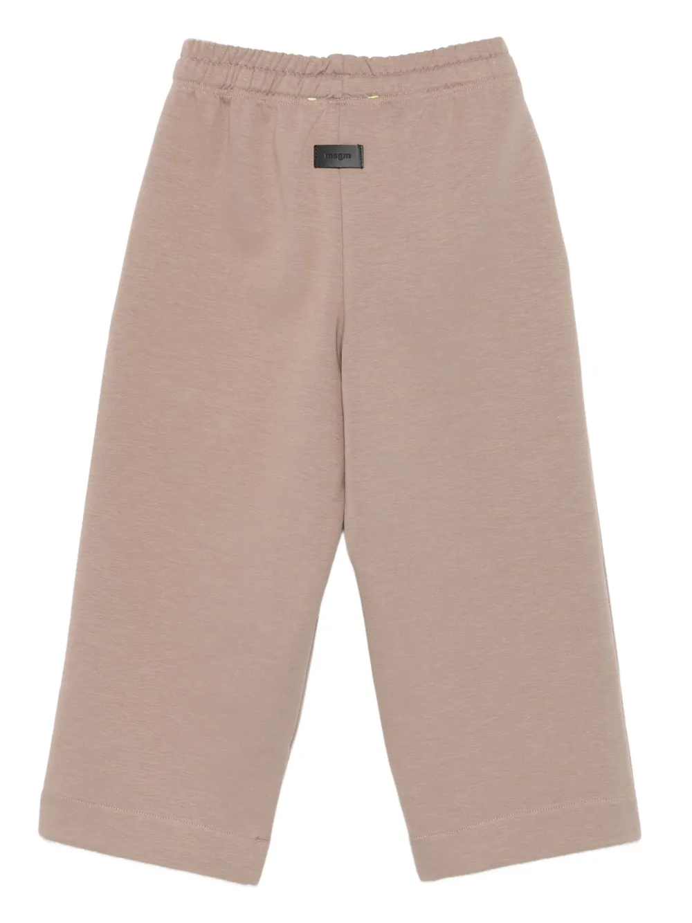 Спортивные брюки с кулиской и логотипом Msgm Kids, нейтральный — фото 2