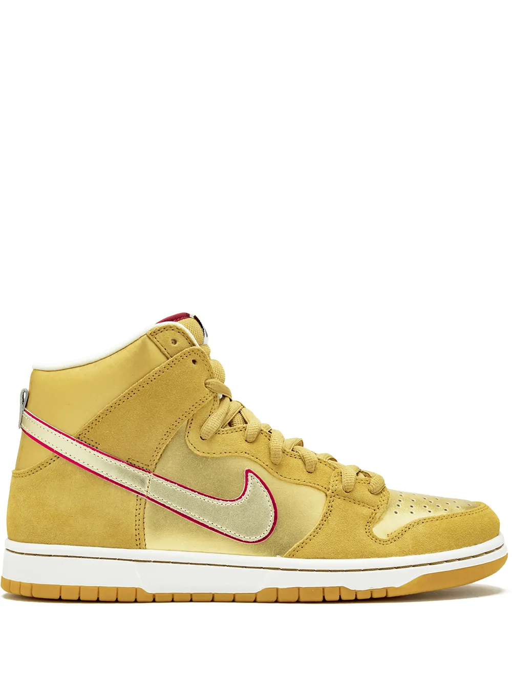 

Кроссовки Dunk High Premium SB Nike, желтый