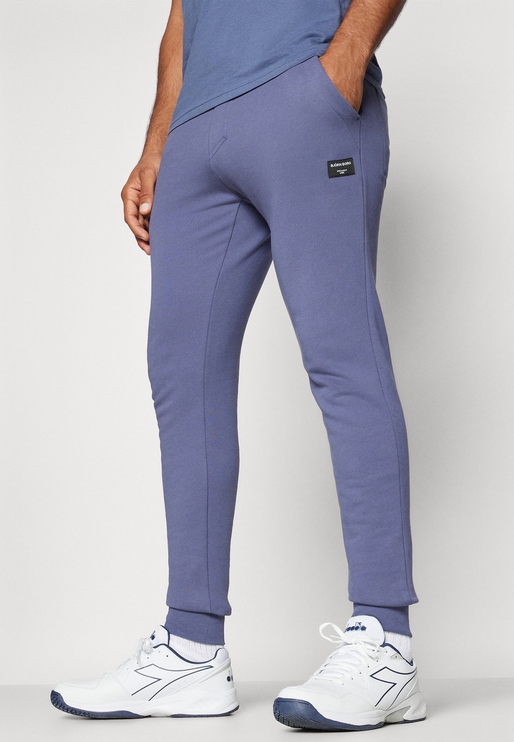 

Спортивные брюки CENTRE TAPERED PANTS Björn Borg, сине-серый