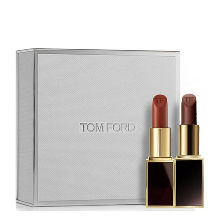 

TOM FORD Черный тюбик TF Flame Enchanting набор для макияжа, легко растушевываемый велюровый матовый блеск, набор из 2 штук