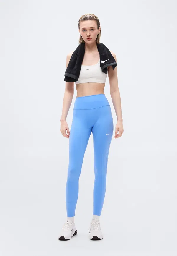 Леггинсы Nike Performance, цвет университетский синий/белый — фото 2
